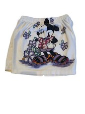 Vintage 1980s Mickey Mouse Jerry Leigh White Shorts Womens Medium