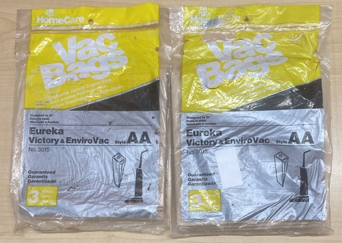 Lote de 6 BOLSAS Reemplaza Bolsas de Aspiradora Desechables Verticales Estilo Eureka AA 58236A