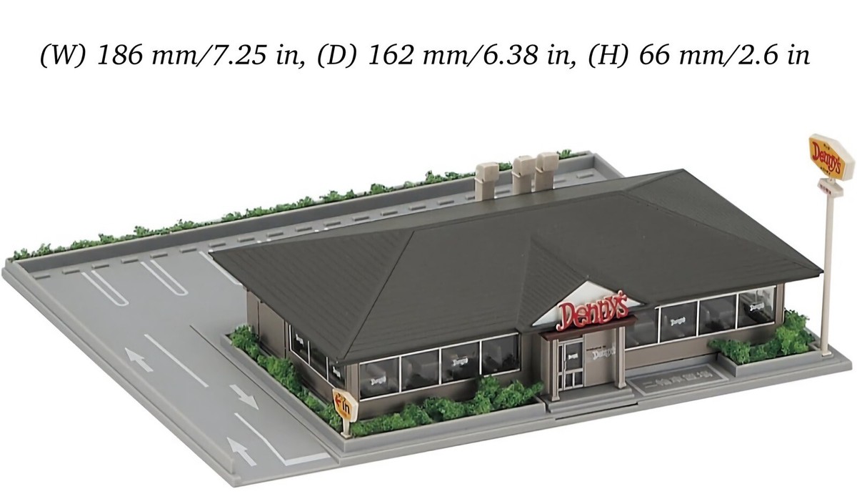 N Scale Kato 23-407 Dio Town Denny's Restaurant NIB Buildings