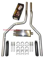 97 - 01 FORD F150 Truck Mandrel Bent Dual Exhaust w/ 18" MagnaFlow