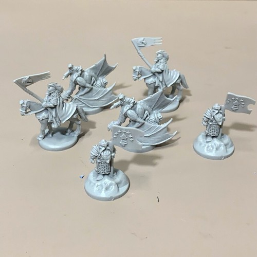 Lot Dwarf Elves Gondar Leader Warriors War of the Ring Board Game Minis TRPG - Picture 7 of 7