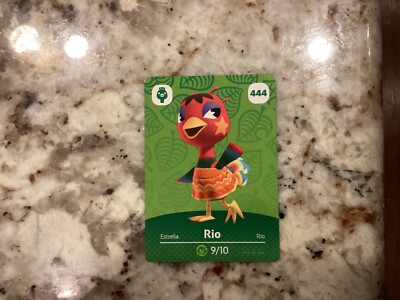 RIO 444 Animal Crossing Amiibo Authentic Nintendo Mint Card From Series 5