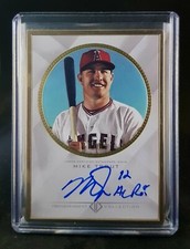 2016 Topps Transcendent Inscription Mike Trout Auto 