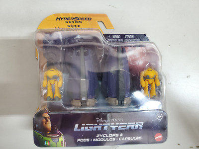 DISNEY PIXAR LIGHTYEAR Movie ZYCLOPS & PODS Figure Pack HYPERSPEED SERIES 2022