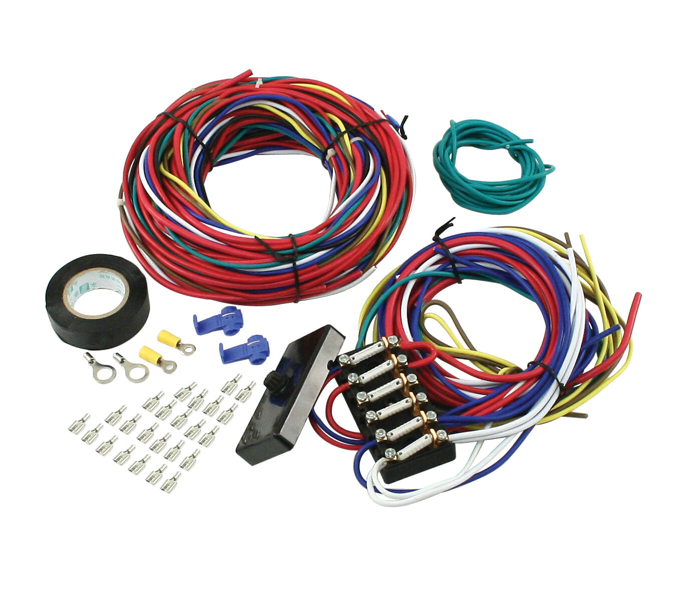 EMPI 9466 VW DUNE BUGGY UNIVERSAL WIRING HARNESS W/ FUSE BOX - R