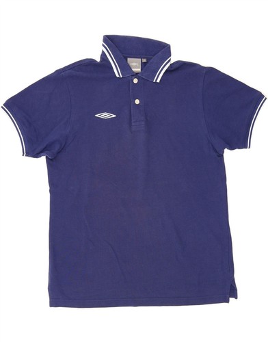 UMBRO Herren Poloshirt Small dunkelblau Baumwolle DA34