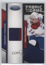 2011-12 Certified Fabric of the Game Materials 347/399 Tomas Plekanec #81 1x1
