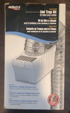 LTF Dryer Vent Lint Trap Kit Indoor Use Bucket  Water Deflecto New
