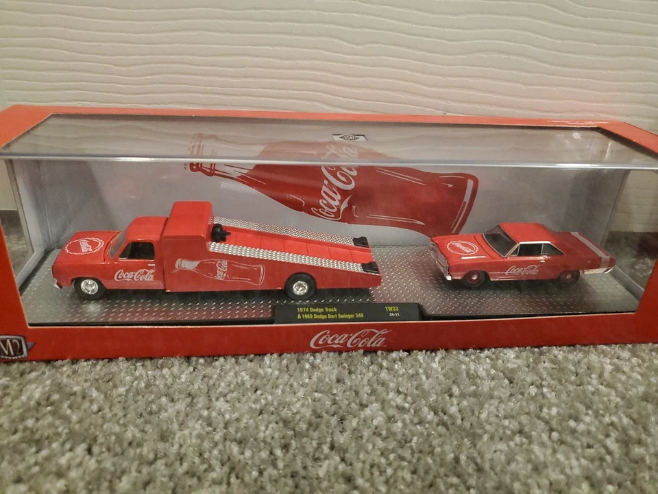 M2 Coca Cola Hauler 1974 Dodge Truck 1969 Dodge Dart & Hot Wheels 68 Dodge Dart - Image 3 of 4