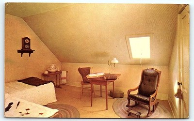 Postcard: Mary Baker Eddy's Attic Room