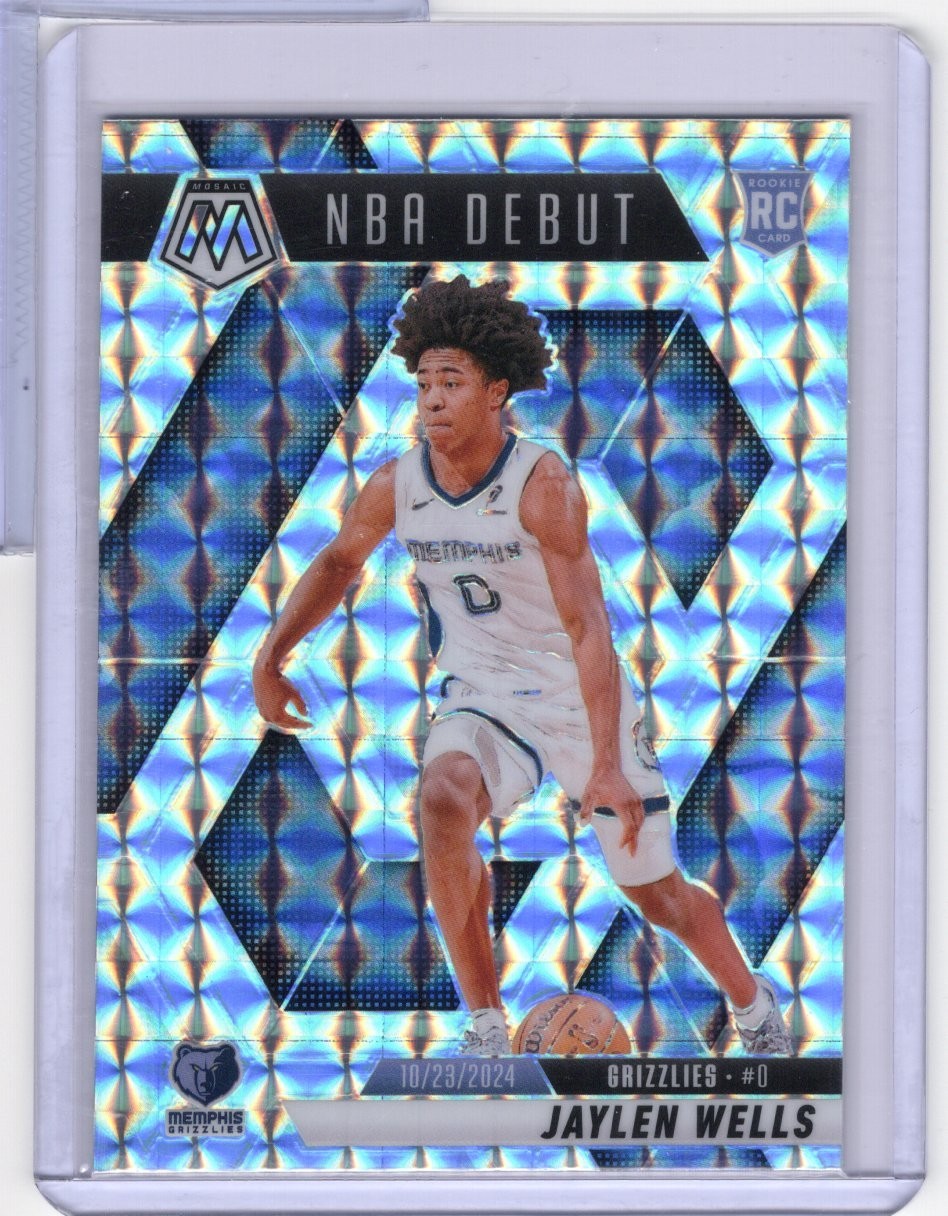 2024-25 Panini Mosaic - NBA Debut Jaylen Wells #260 Mosaic Prizm (RC)