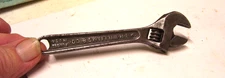 JH WILLIAMS SUPERJUSTABLE Adjustable Wrench 4"