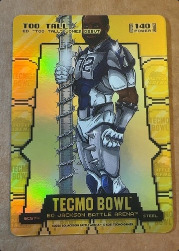 Too Tall - Bo Jackson Battle Arena - Ed `Too Tall` Jones - Gold Coin Flip