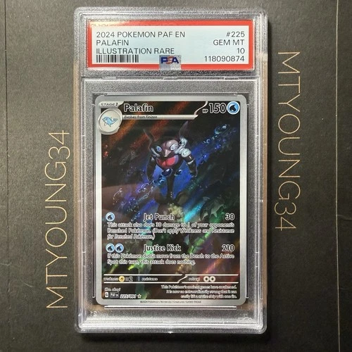 Palafin 225/091 SV: Paldean Fates Holo PSA 10 (12)