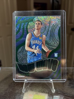 2024-25 Panini Revolution Nikola Topic RC #22 SP Green Storm /99 Thunder OKC