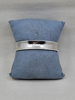 Tiffany&Co Sterling Silver 925 1837 Cuff Bracelet 6.5" 12.1mm 37.8g