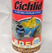 Cichlid Floating Cichlid Sticks 11.29 Ounces, Brand New