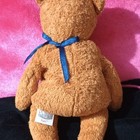 Ty Beanie Babies Fuzz  Teddy Bear Stuffed Animal Bear with Blue Ribbon Collar — photo 2