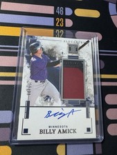 Billy Amick Elegance Jersey Auto /99 2025 Panini Impeccable Baseball