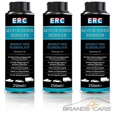 3x 250 ml MOTOR INNEN REINGIER - ÖLADDITIV - ÖLKREISLAUF - ERC
