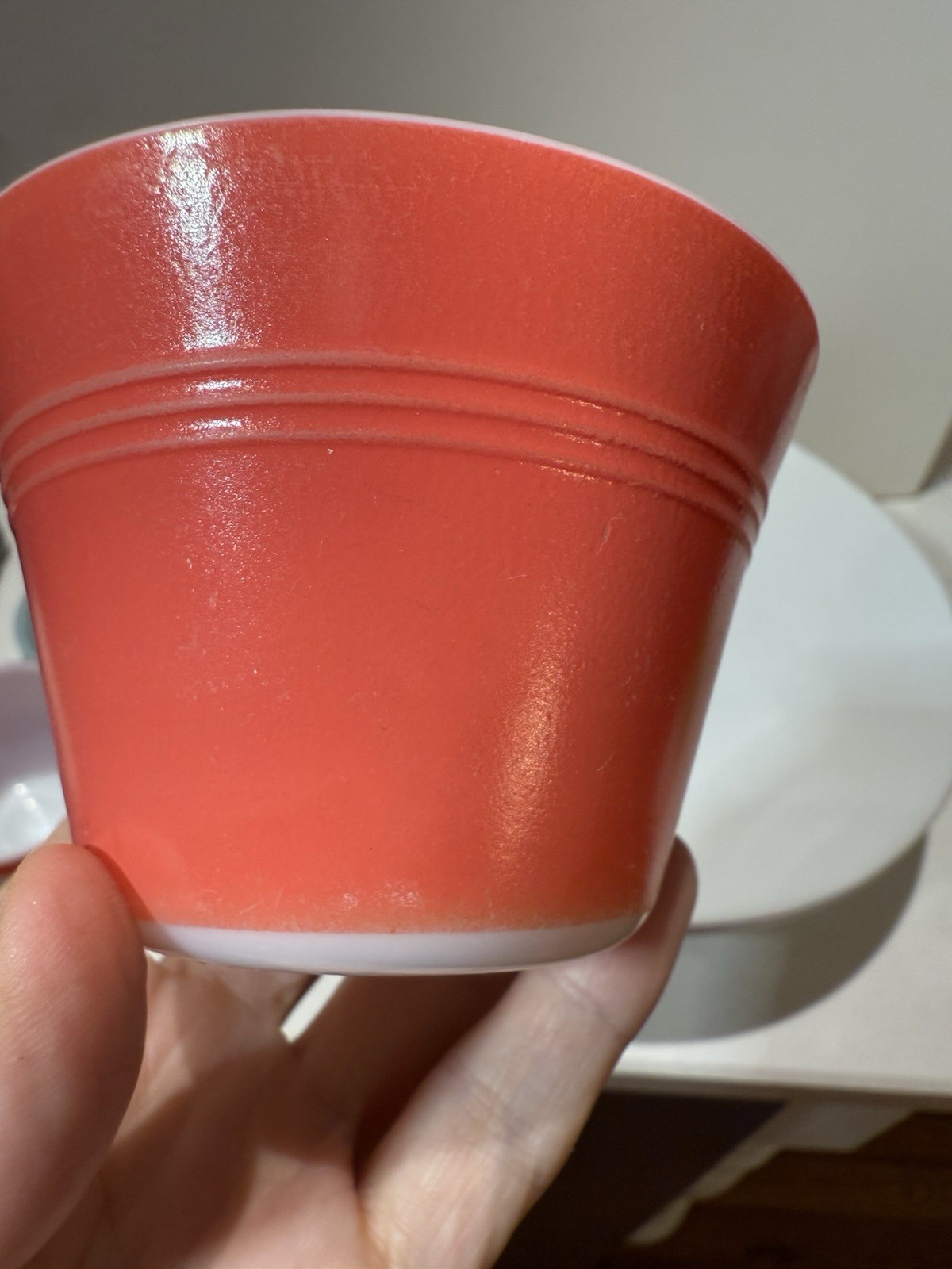 Vintage Crown Pyrex Pastel Custard Cups Set of 6 Made In England NICE ...