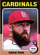 2024 Topps Heritage #382 Drew Rom