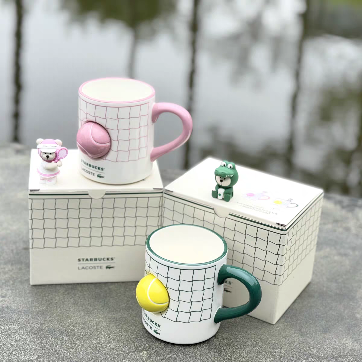2026 NEW Starbucks 12oz Tennis Bear Ceramic Mug Collectible