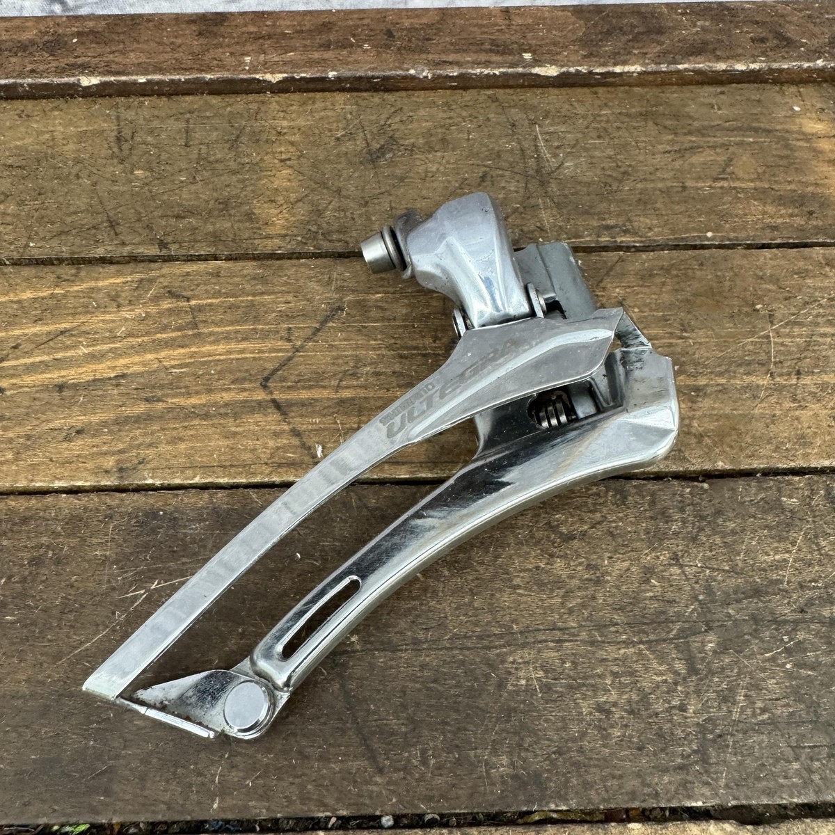 嵐！ Shimano Ultegra FD-6700 Front Derailleur Braze-On Double 10s Japan