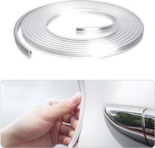 Car Door Edge Guard, 16.4Ft 5M U Shape Rubber Seal Edge Trim Transparent