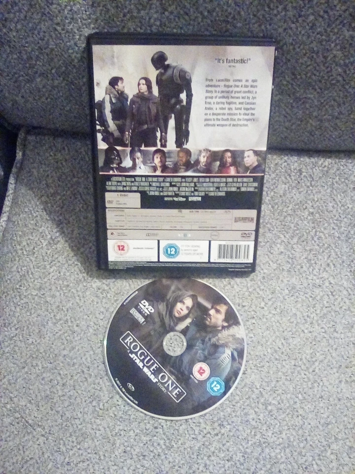 Rogue One: A Star Wars Story (DVD, 2016), v good Felicity Jones - Image 3 of 3