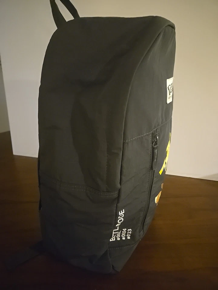 POKEMON Backpack by H&M Black Knapsack Bag ft. Pikachu, Eevee & Charmander  VGC  - Image 3 of 4