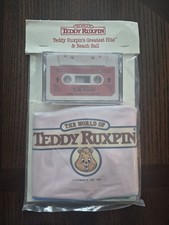 1985 Teddy Ruxpin's Greatest Hits Tape With Promo Beach Ball New