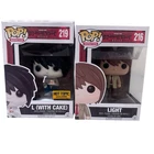 Funko POP! Animation Death Note Lot Of 2 Pre Owned Never Detached #216-#219.