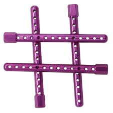 4PCS Purple Aluminum Alloy Body Posts 102037 Upgrade Parts Mounts for HSP RC ...