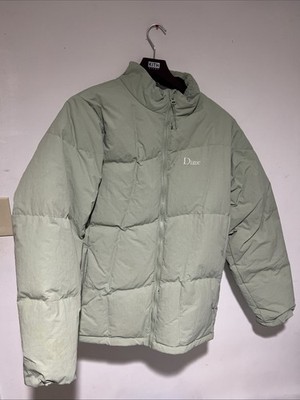 Dime Mtl Wrap Heavy Puffer Jacket Sage Green Size XL