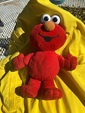 Sesame Street Elmo Small Red Plush Stuffed Toy Washable Vintage 1990 9052A