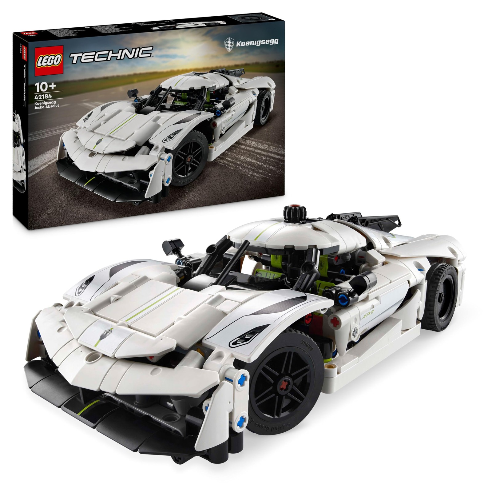 LEGO TECHNIC: Koenigsegg Jesko Absolut White Hypercar (42184) - BNIB - Free P&P - Image 4