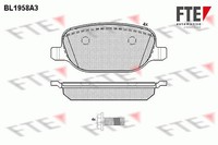 FTE Bremsbelagsatz, Scheibenbremse Hinterachse U.A. FüR Alfa Romeo, Lancia