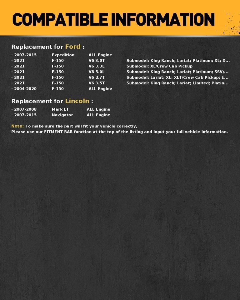 Par de brazos de control superiores delanteros para Ford F-150 2004-2020 Ford Expedition 2007-2015 Foto 2 de 4