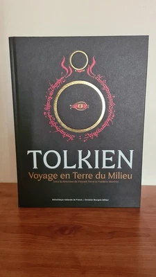 Livre tolkien voyage en terre du milieu:le seigneur des anneaux:le Hobbit - Photo 1/2