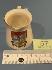 W H GOSS CRESTED CHINA JUG WITH TENBY CREST