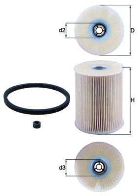 Fuel Filter KNECHT KX 231 D