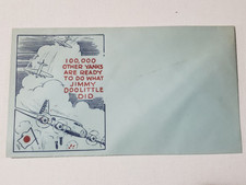 WW2 WWII US Wartime patriotic American Jimmy Doolittle Hero 1943 USA