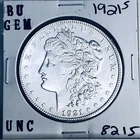 1921 S BU GEM MORGAN SILVER DOLLAR UNC MS+++ U.S. MINT RARE COIN 8215
