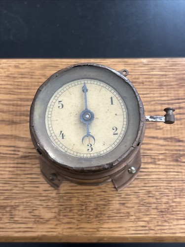 Antique German Phonometer Long Distance Operator Call Timer Copper Rare - Works - Picture 2 of 9