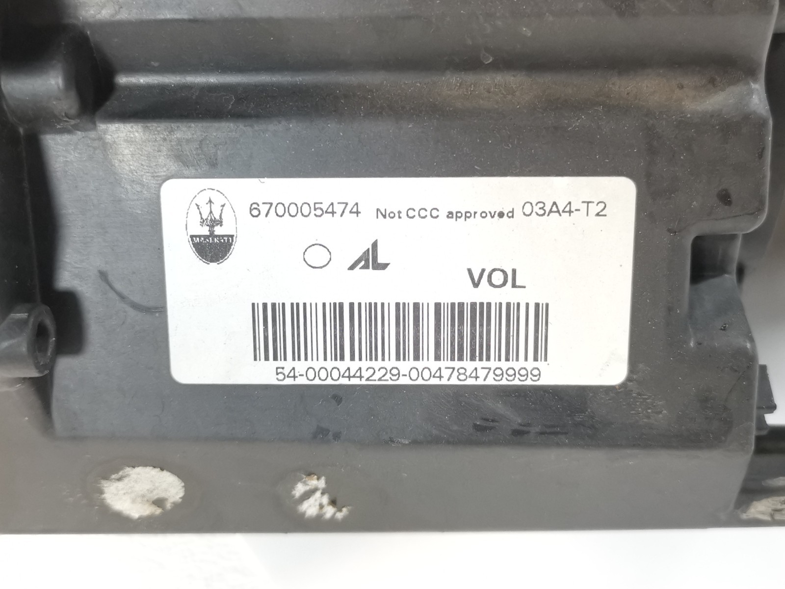 Maserati Ghibli 2014 FRONT+RIGHT Headlight P/N 670005474
