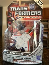Transformers Universe Starscream Deluxe Class Action Figure Hasbro 25th G1