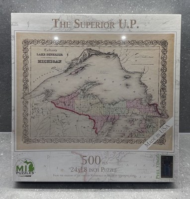The Superior U.P - Lake Superior 500-teiliges Puzzle von MI Puzzles - Hergestellt in den USA