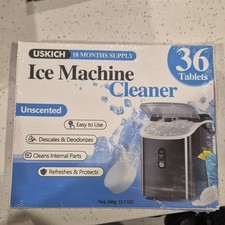 USKICH Ice Machine Cleaner 36 Unscented  Tablets x3 boxes (108 Tablets)