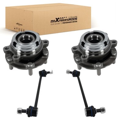 Front Sway Bar Kit Wheel Bearing Hubs for Nissan Murano Quest 2009-2017